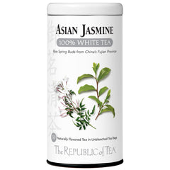 The Republic of Tea front packaging showing 50-count box and key benefits