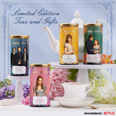 The Republic of Tea steeped cup releasing peach and ginger aromas for comforting sip