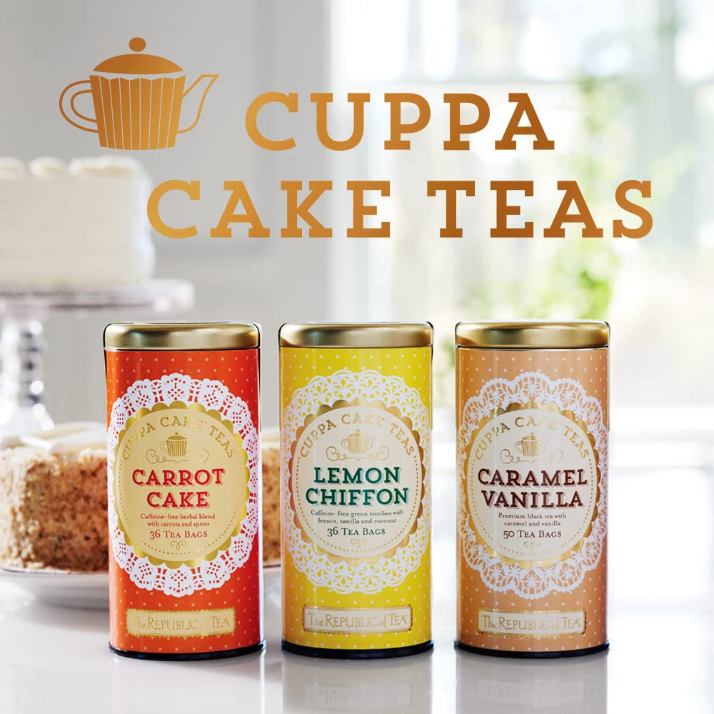 Iced glass of The Republic of Tea gingerbread rooibos served chilled and refreshing