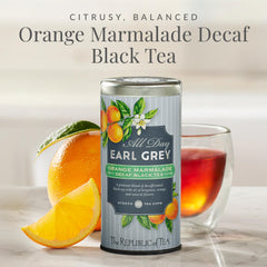 The Republic of Tea open box with individually wrapped tea bags displayed for freshness and portability