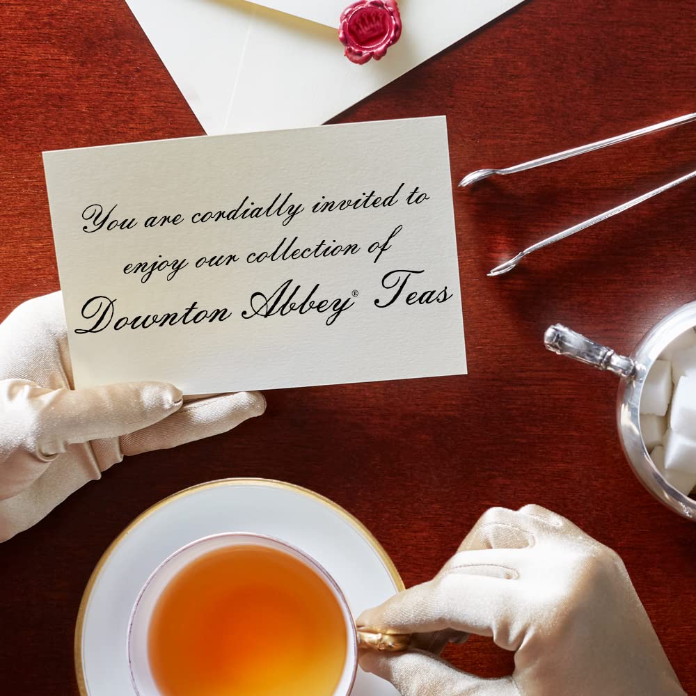 Iced English Rose tea by The Republic of Tea with lemon slice for a refreshing floral beverage