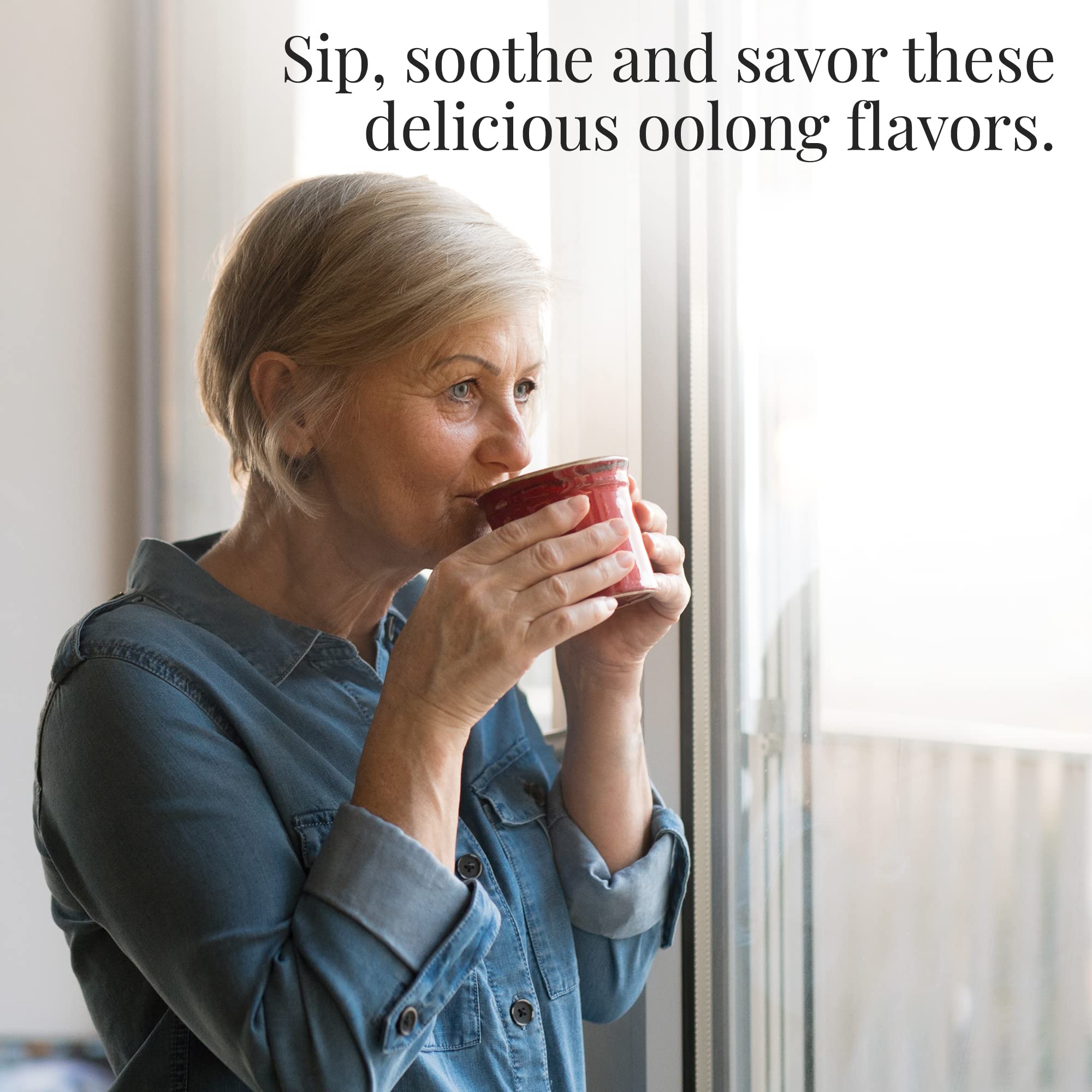 The Republic of Tea open box with individual peach blossom oolong sachets for convenient brewing