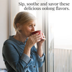 The Republic of Tea open box with individual peach blossom oolong sachets for convenient brewing