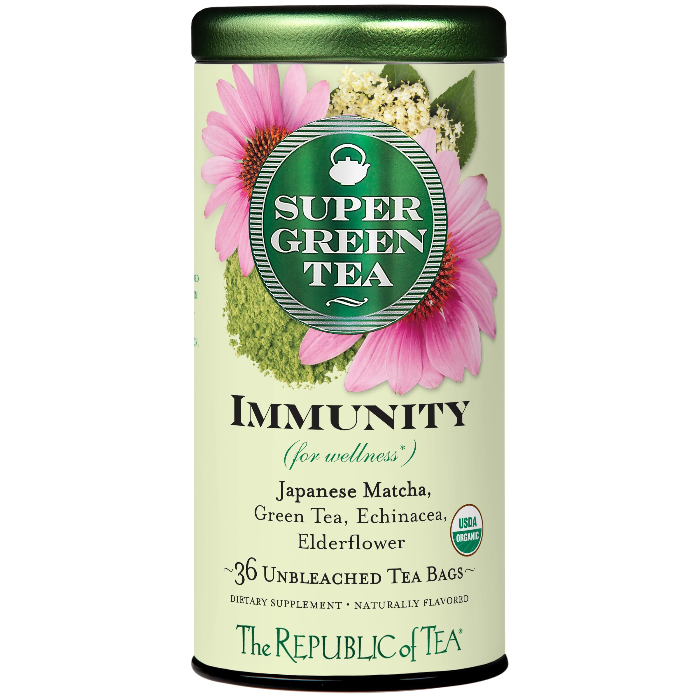 The Republic of Tea front packaging showing box and branding for easy identification