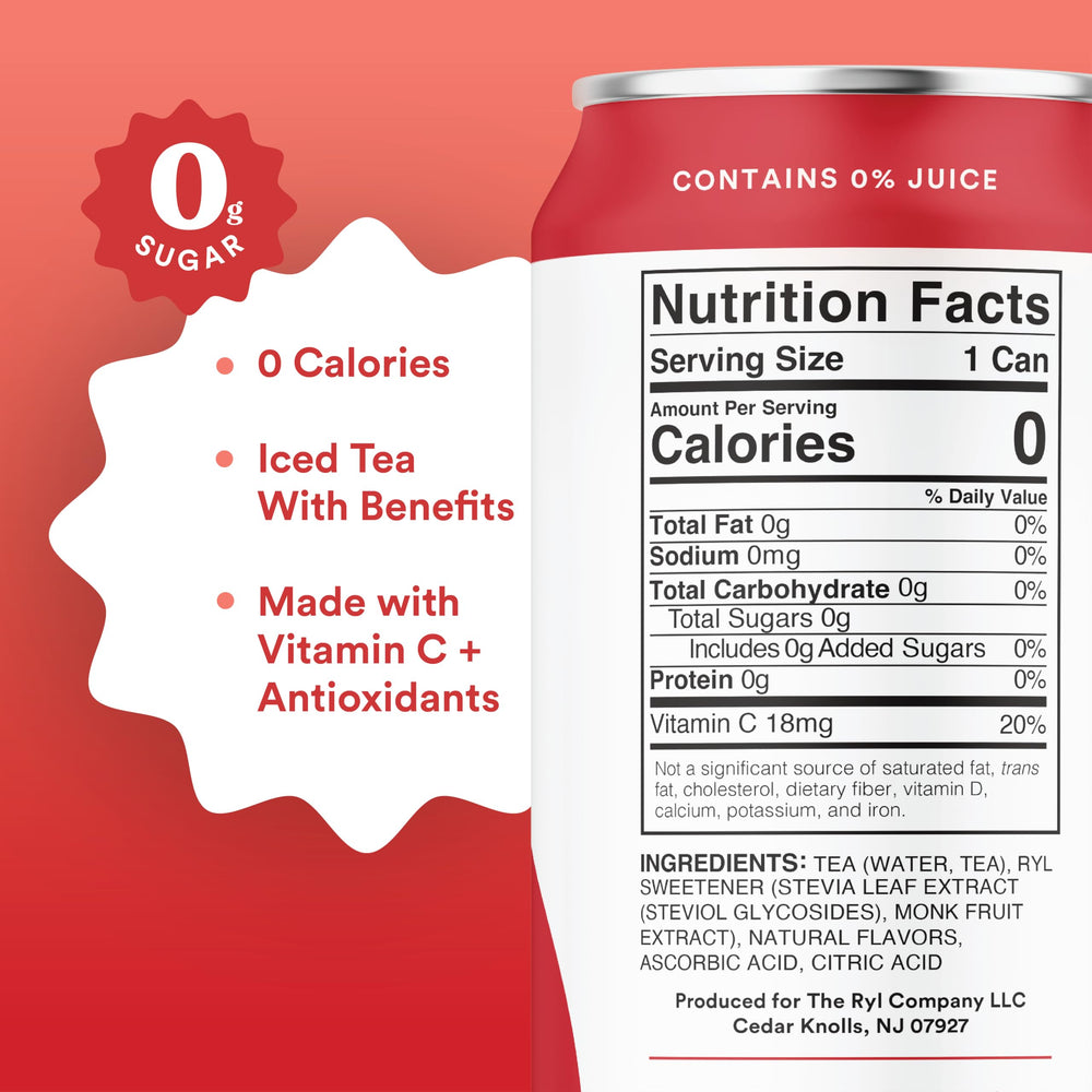 The Ryl Co raspberry can top open ready to pour, illustrating easy on-the-go refreshment