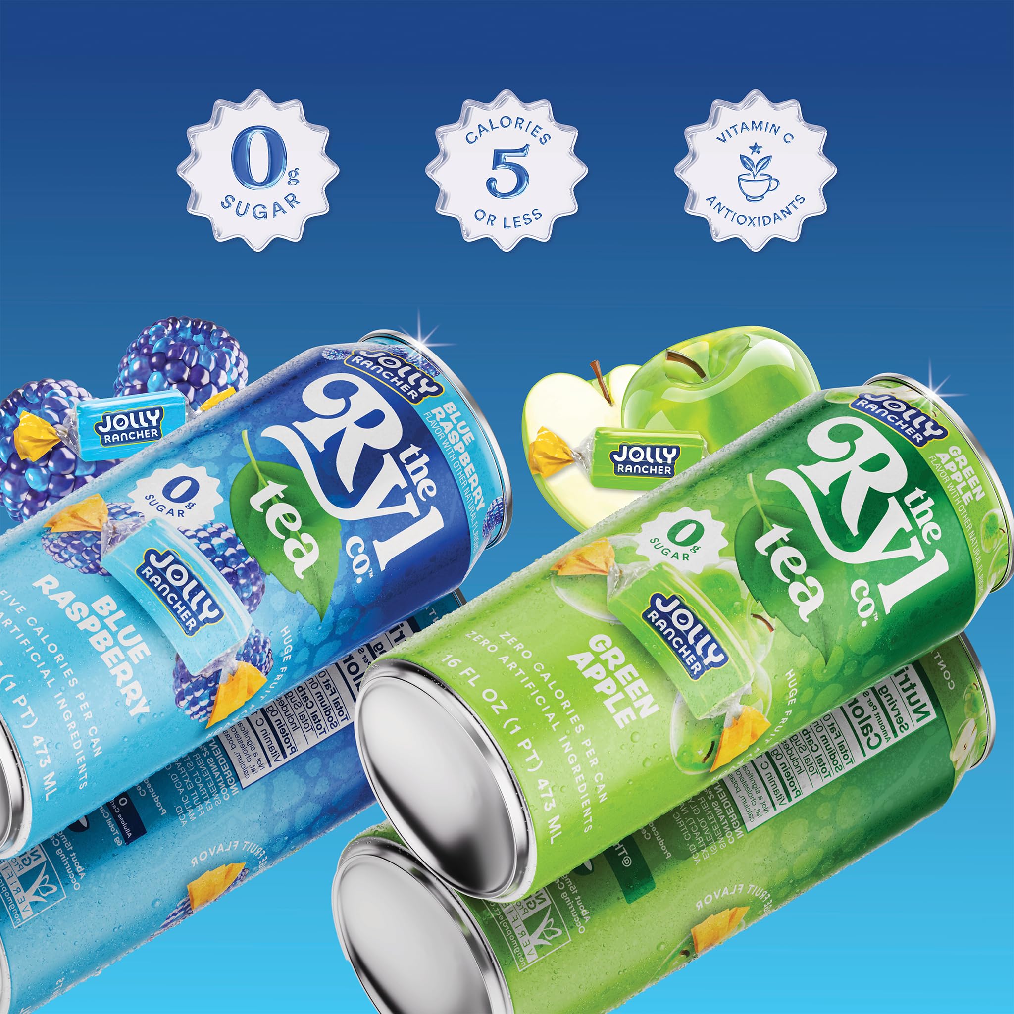 The Ryl Co two cans stacked to show size and portability benefit