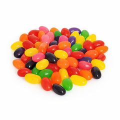 The Snackery jelly beans close texture showing colorful assortment and chewy appeal