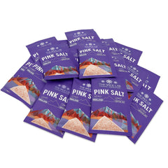 The Spice Lab packet front view showing sealed single‑serve salt, hygienic convenience