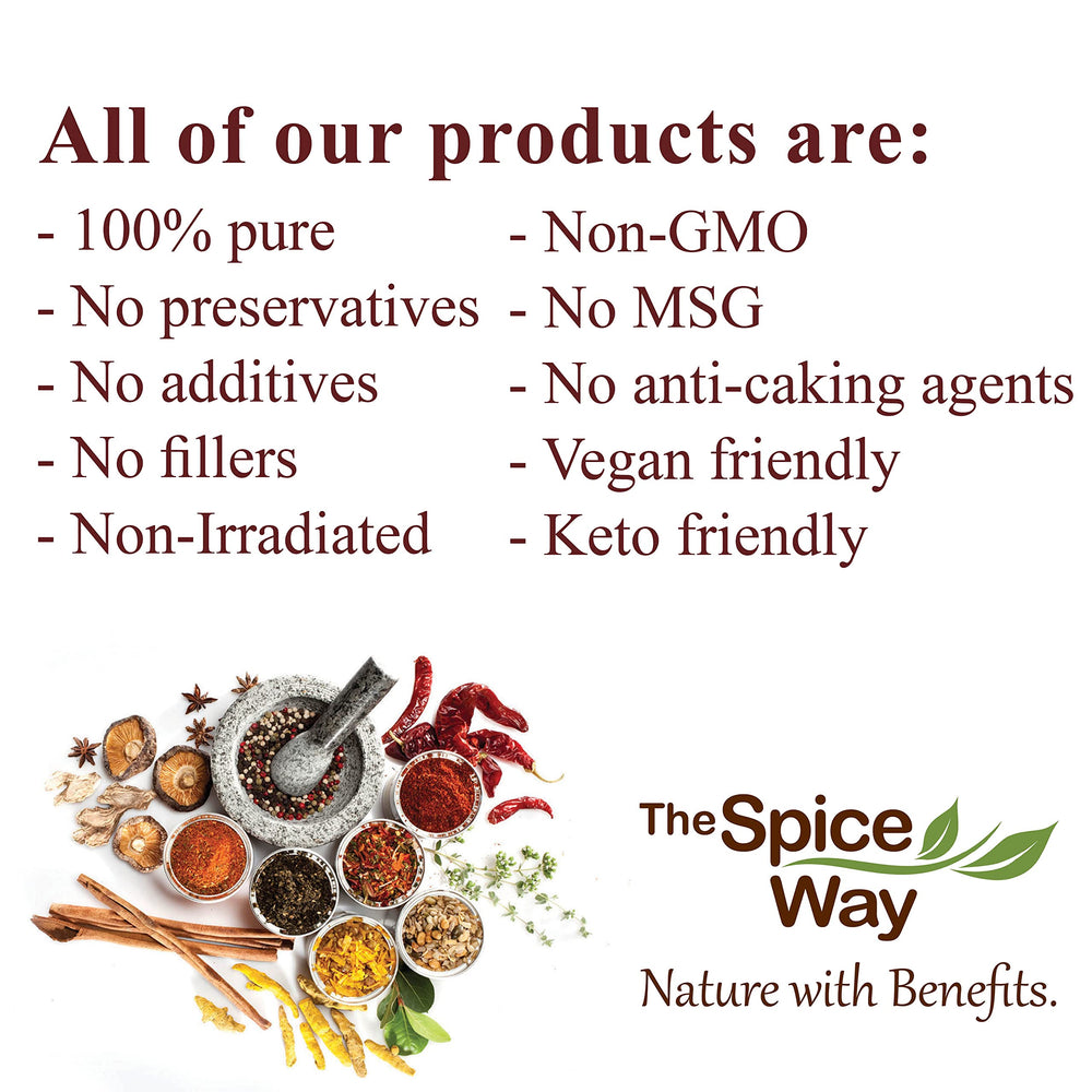 The Spice Way 4 oz pack on scale confirming accurate weight benefit