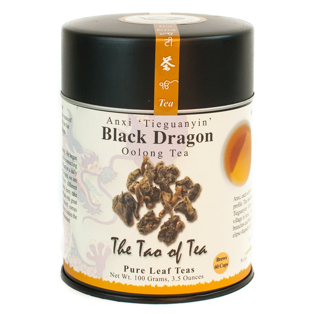 The Tao of Tea front tin showing brand and compact 3.5 oz storage benefit