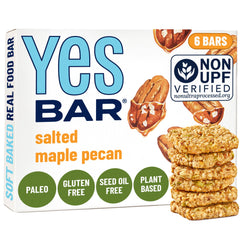 The YES Bar front packaging showing flavor and benefits