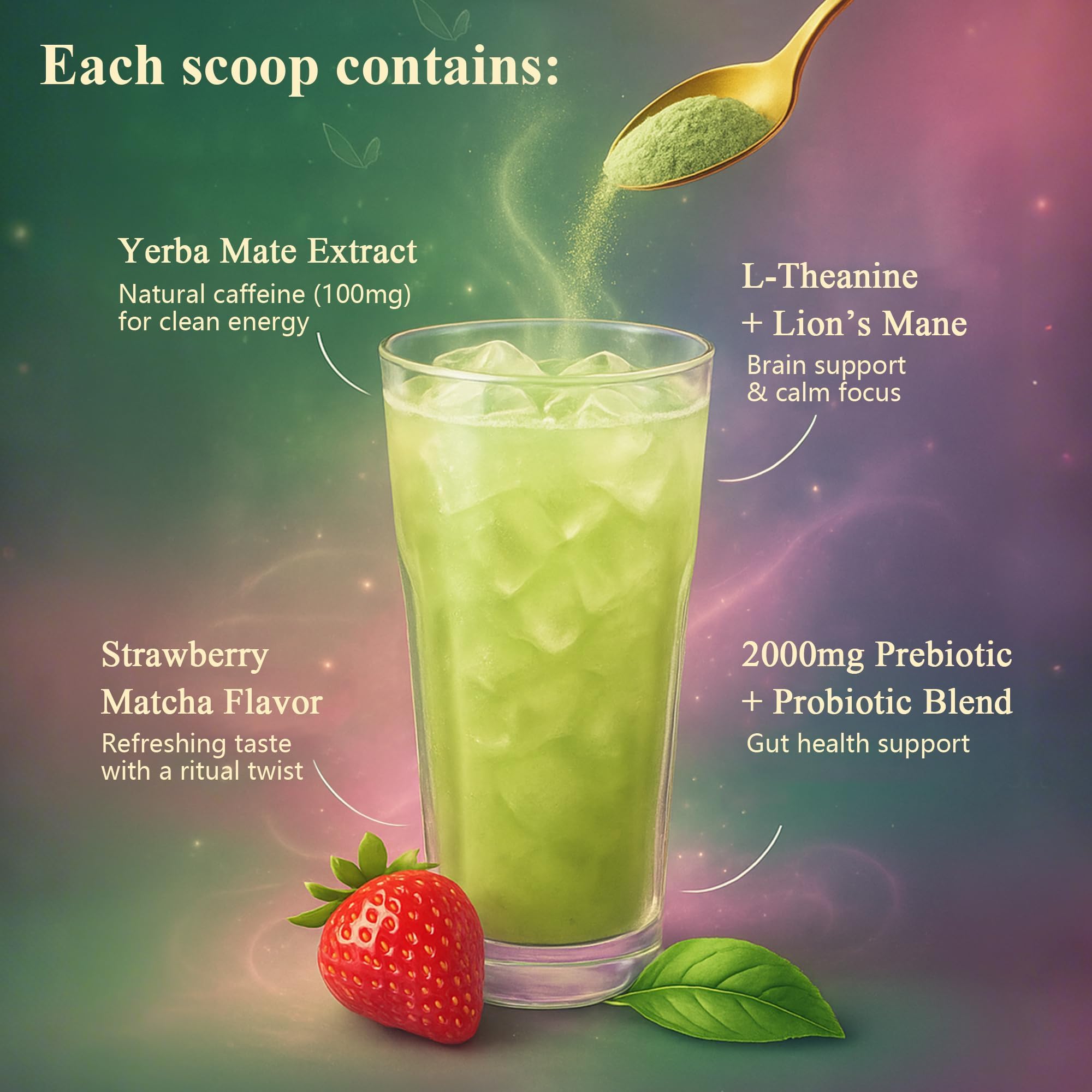 THEANECHO scoop on scale illustrating consistent serving size for dosing