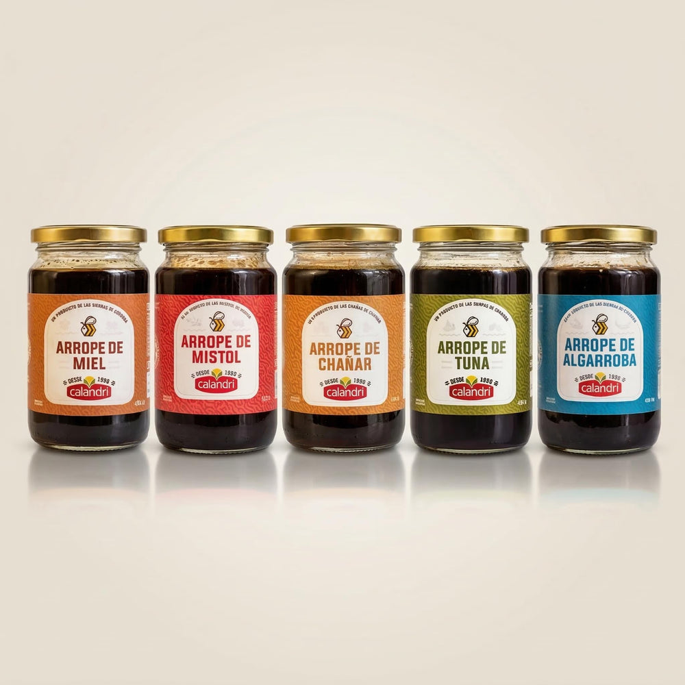 THEARG Calandri syrup on cheeseboard pairing that enhances savory-sweet contrast