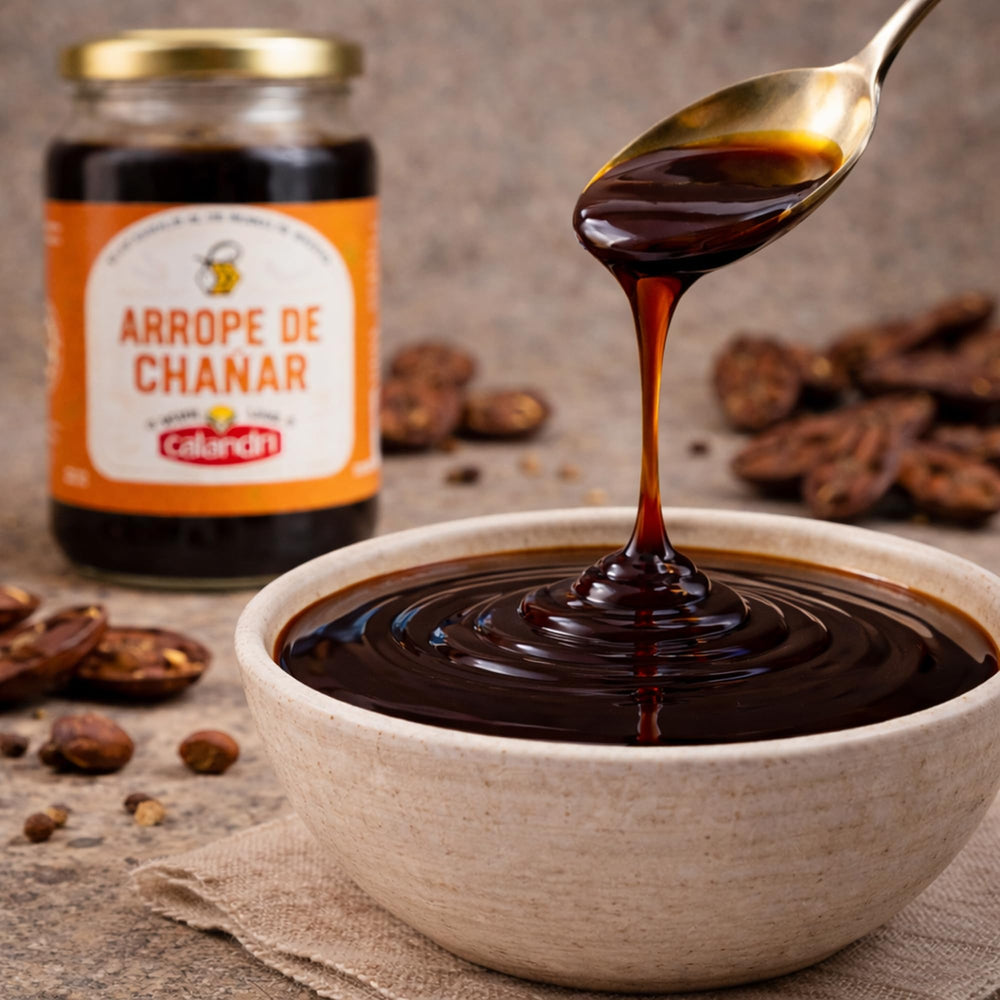 THEARG Calandri syrup in ceramic bowl highlighting natural ingredient purity