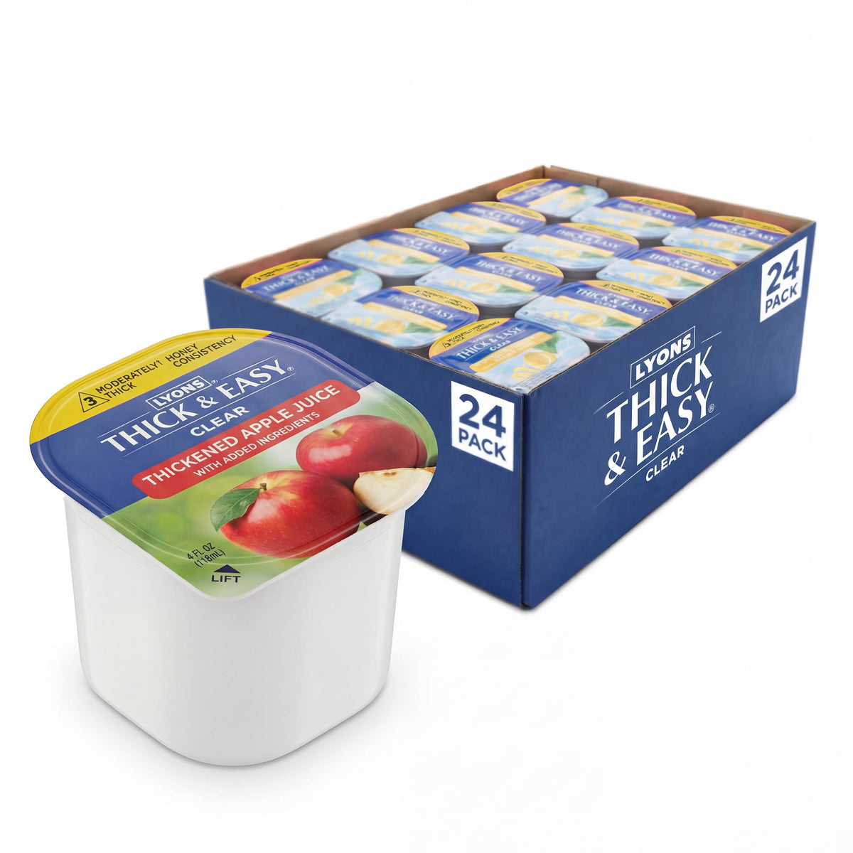 Thick & Easy front packaging showing 24-pack and convenience