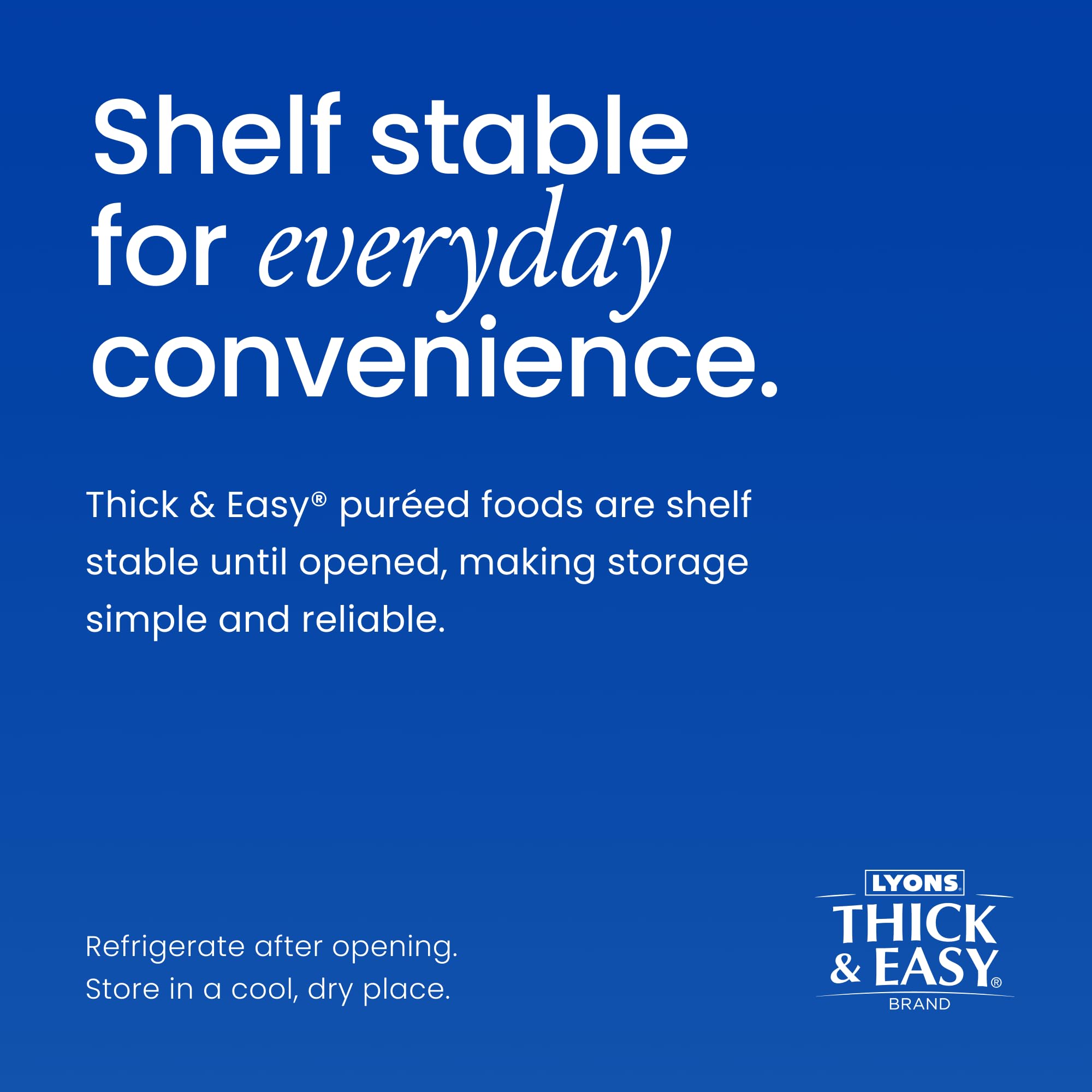 Thick & Easy bowl on dining table in lifestyle scene showing comforting, accessible meal option