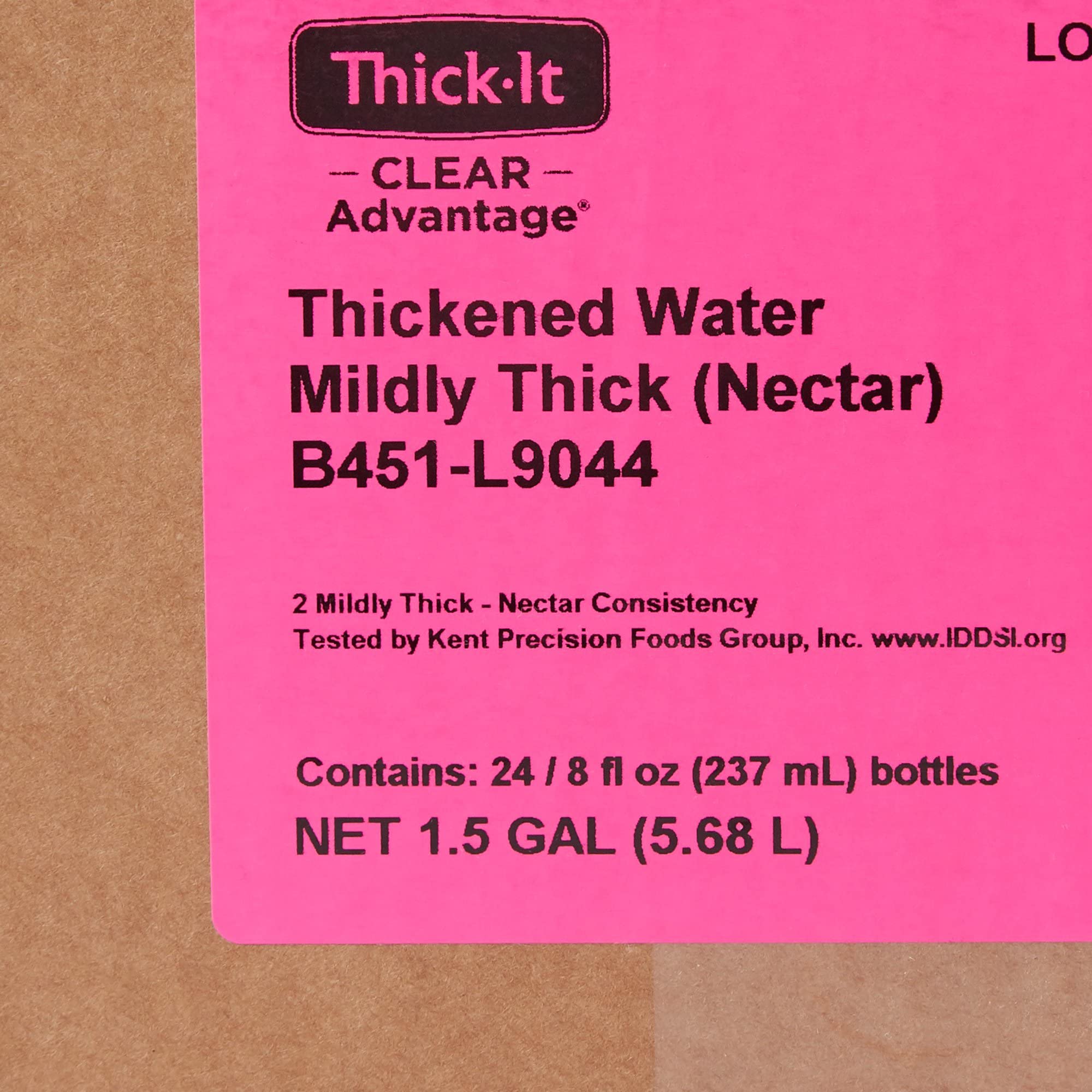 Thick-It 24-pack stacked highlighting bulk supply and caregiver convenience