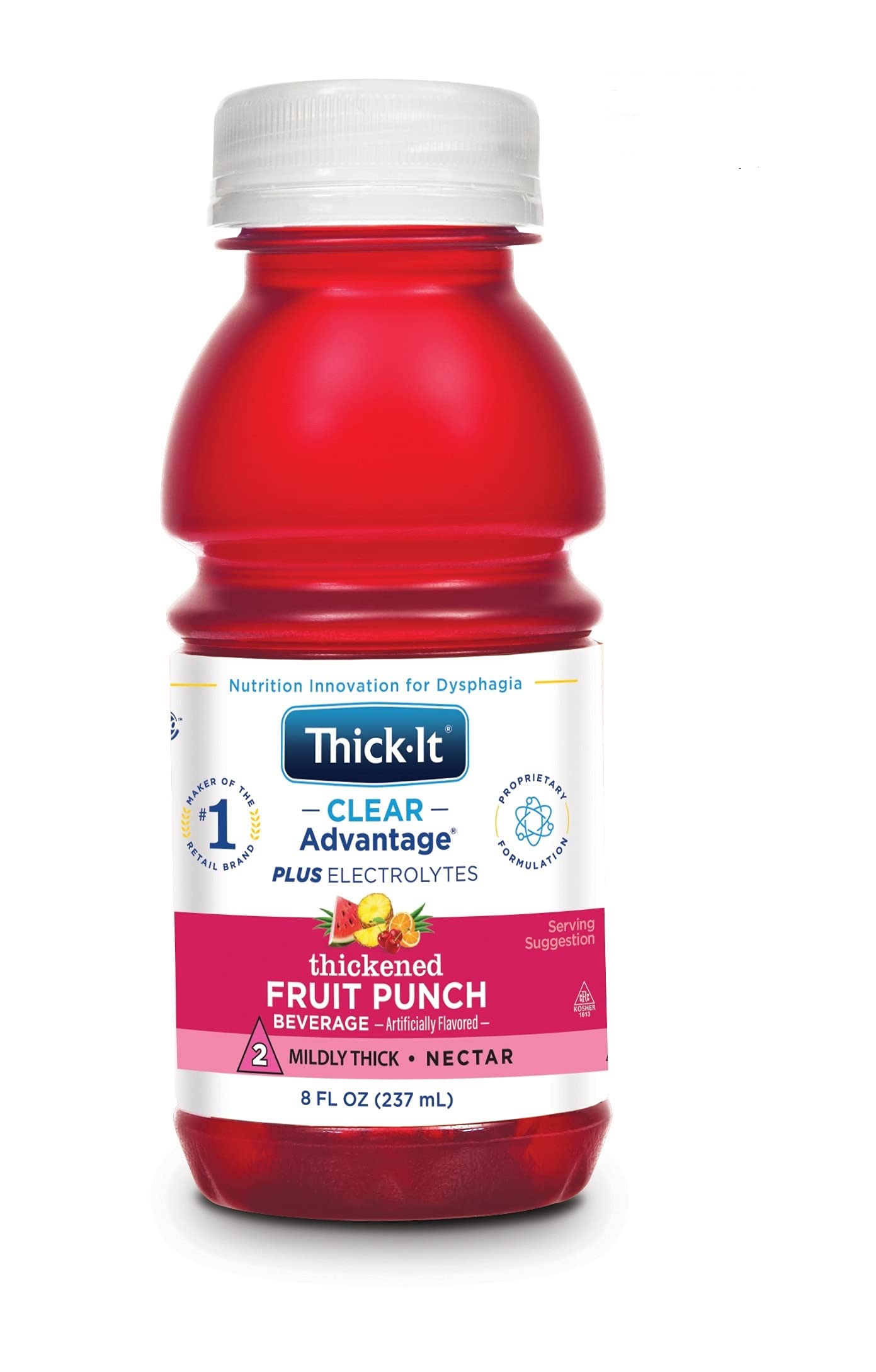 Thick-It front packaging showing fruit punch bottle and recognizable brand benefits