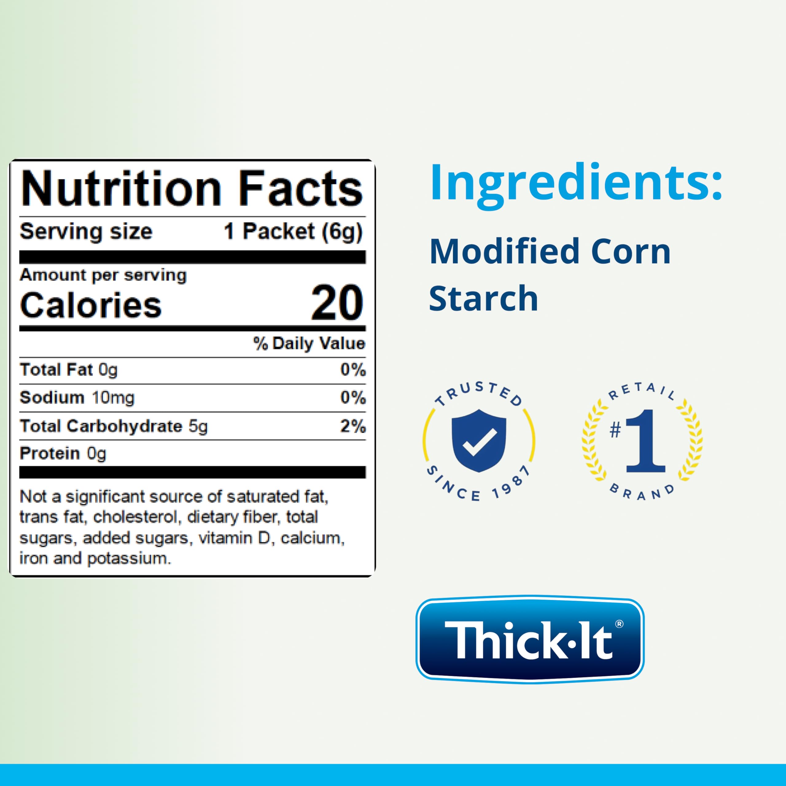 Thick-It powder mixed into soup showing smooth, consistent texture