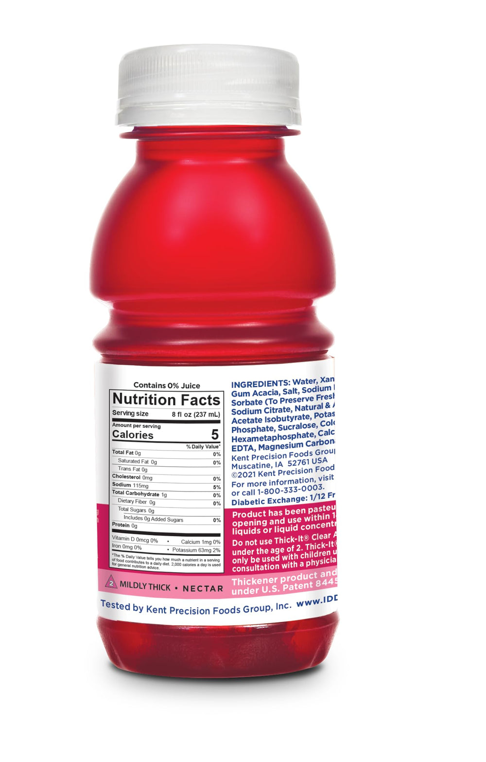 Thick-It group of bottles showing a 24-pack supply for facility use
