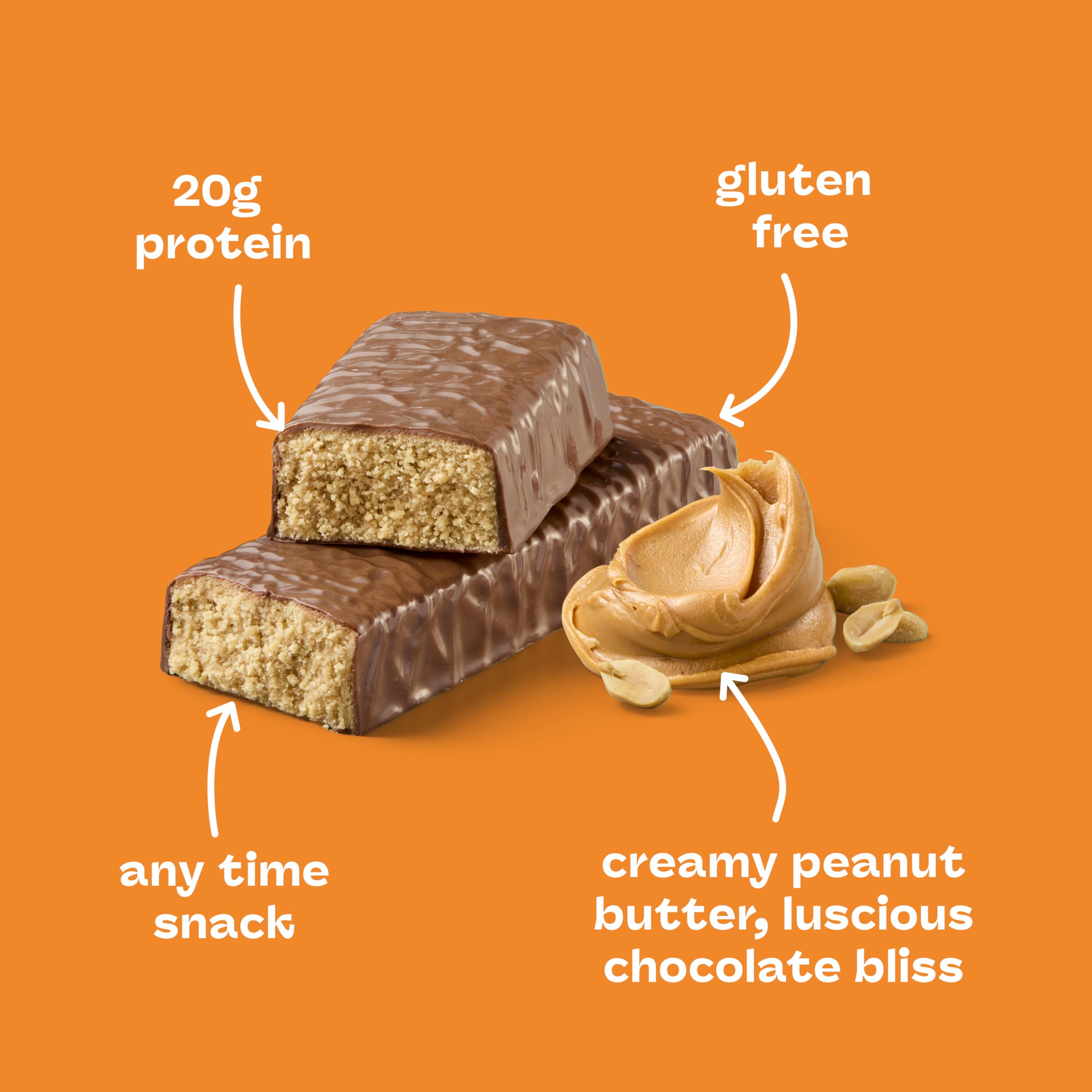 thinkThin bar chocolate drizzle detail emphasizing rich flavor
