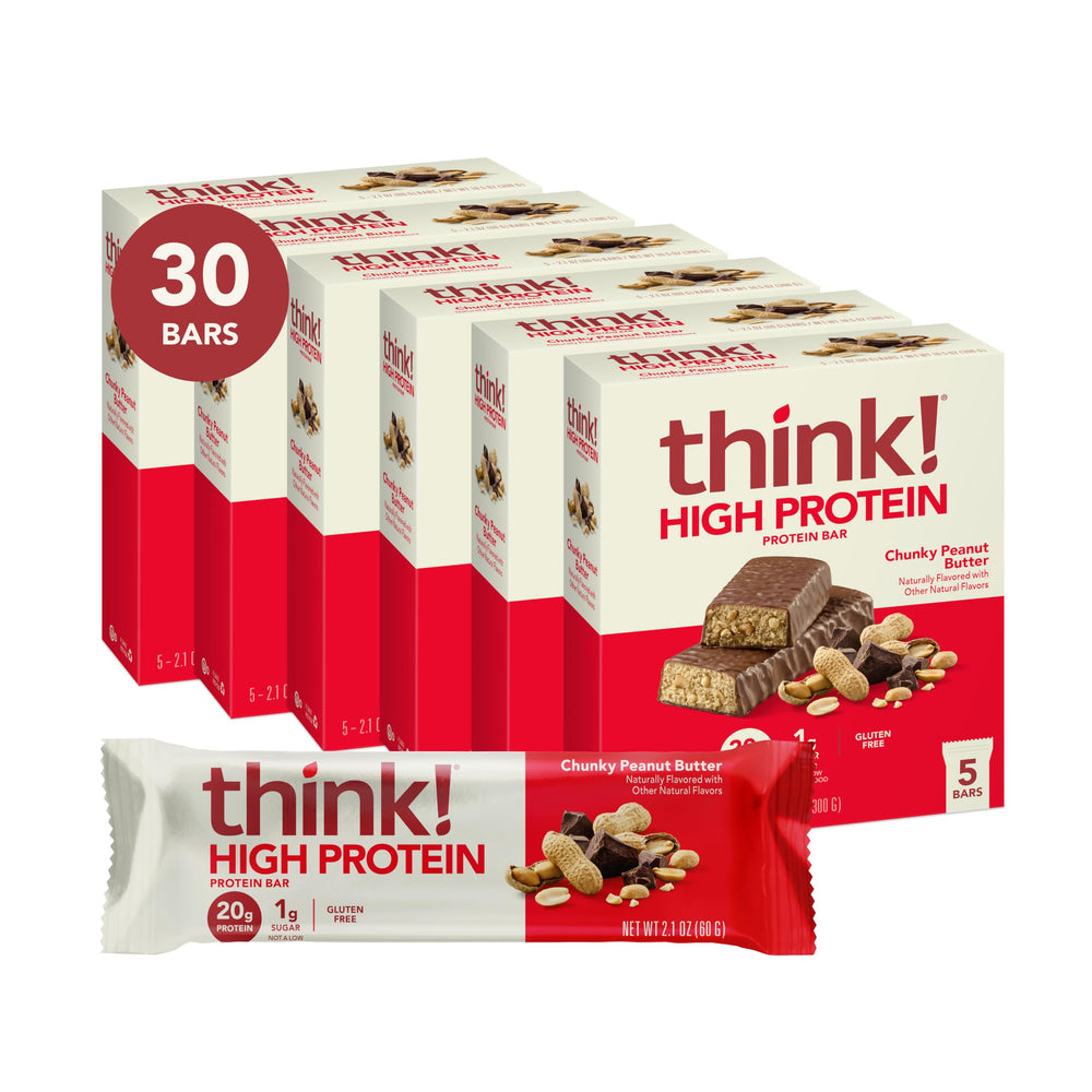 think! front packaging showing label and 30 count for convenient storage