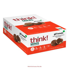 thinkThin front packaging showing 15-count box and product benefits for quick selection