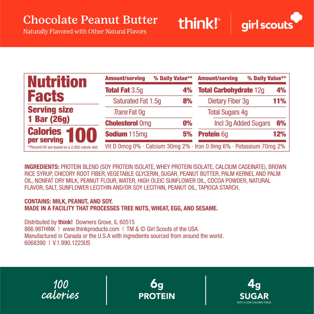 thinkThin minis on kitchen table with coffee illustrating an enjoyable everyday snack