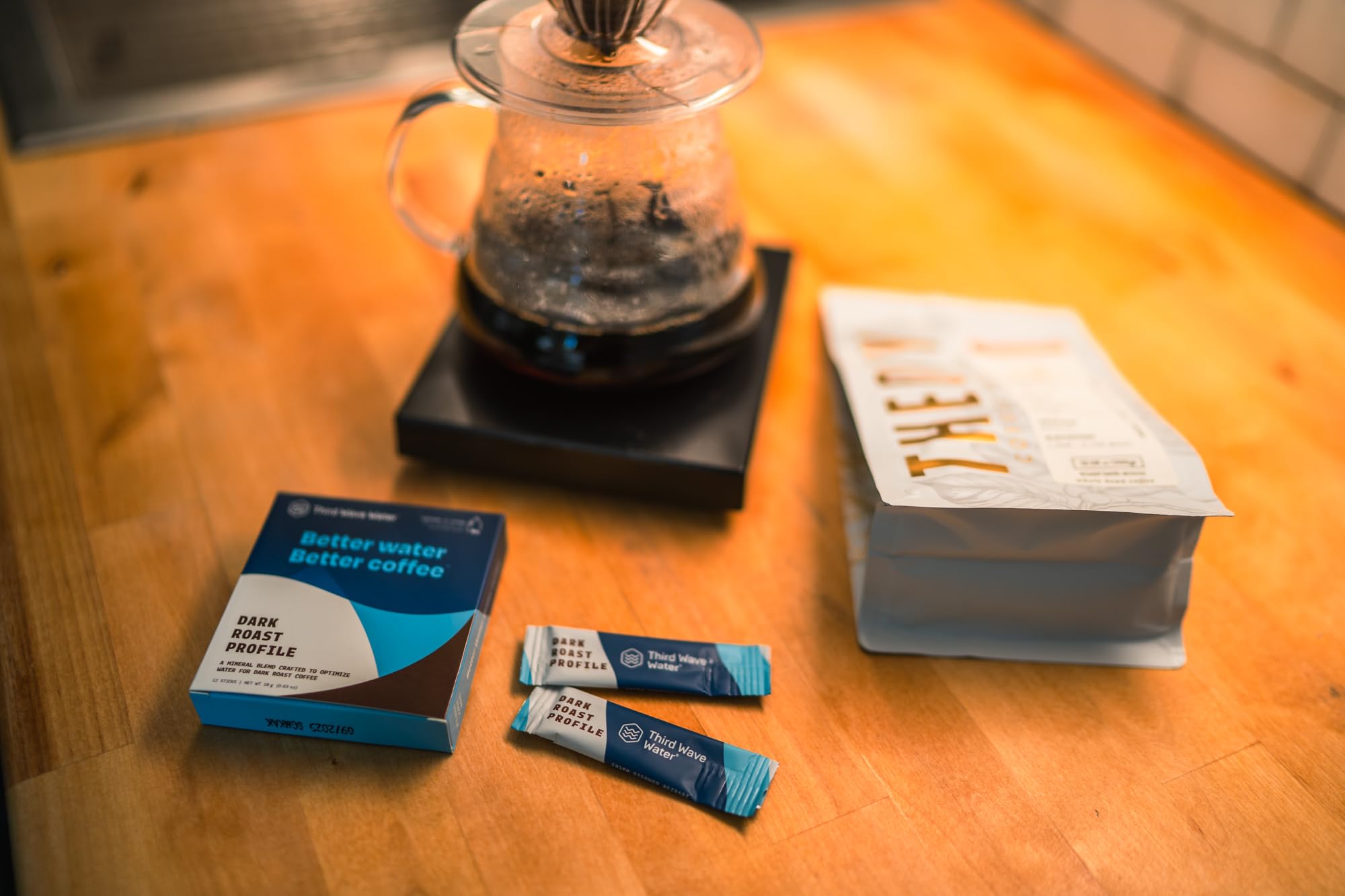 Third Wave Water brewed espresso shot, enhances crema and smooth flavor