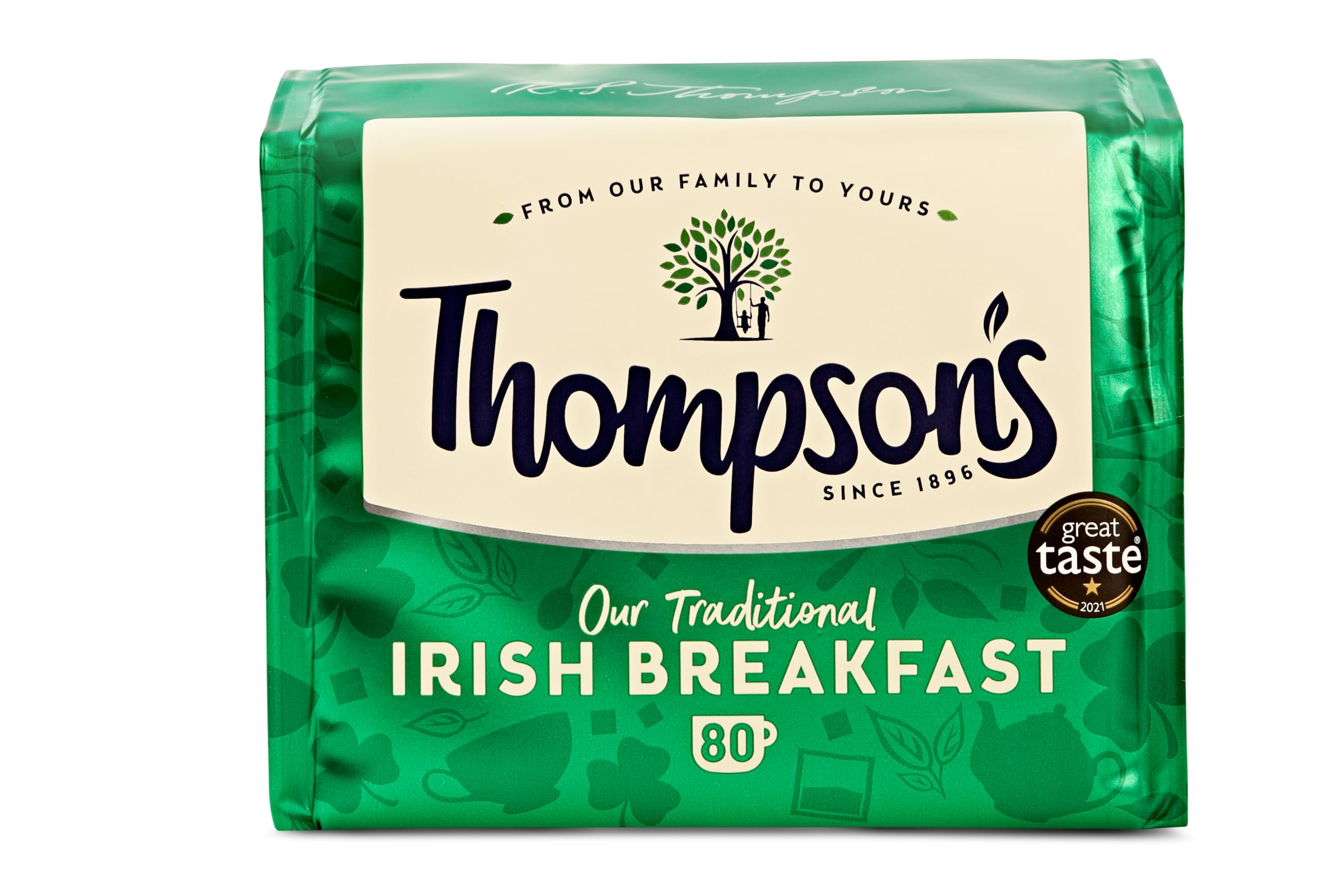 Thompson's Punjana front packaging showing box and tea bags for consistent bold flavor