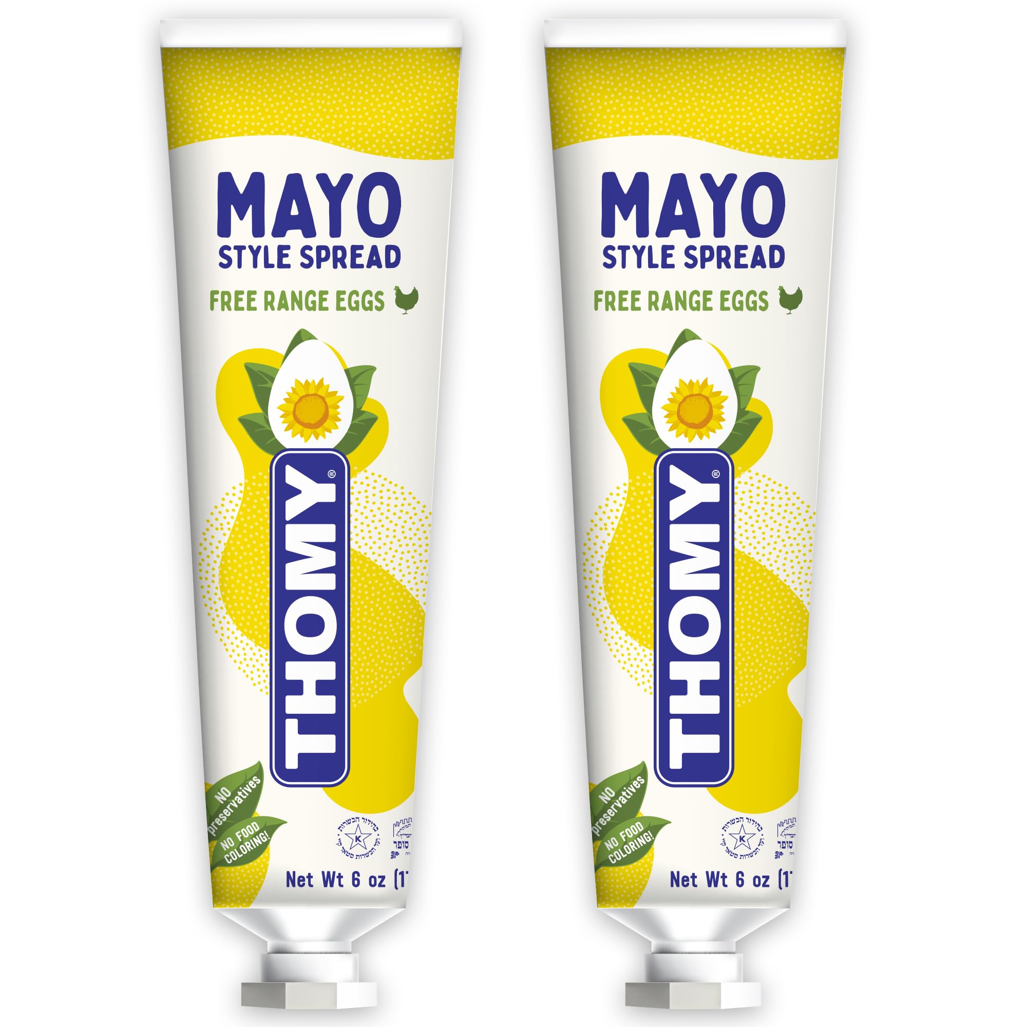 Osem Thomy front packaging showing two 6 oz tubes and brand clarity for portability
