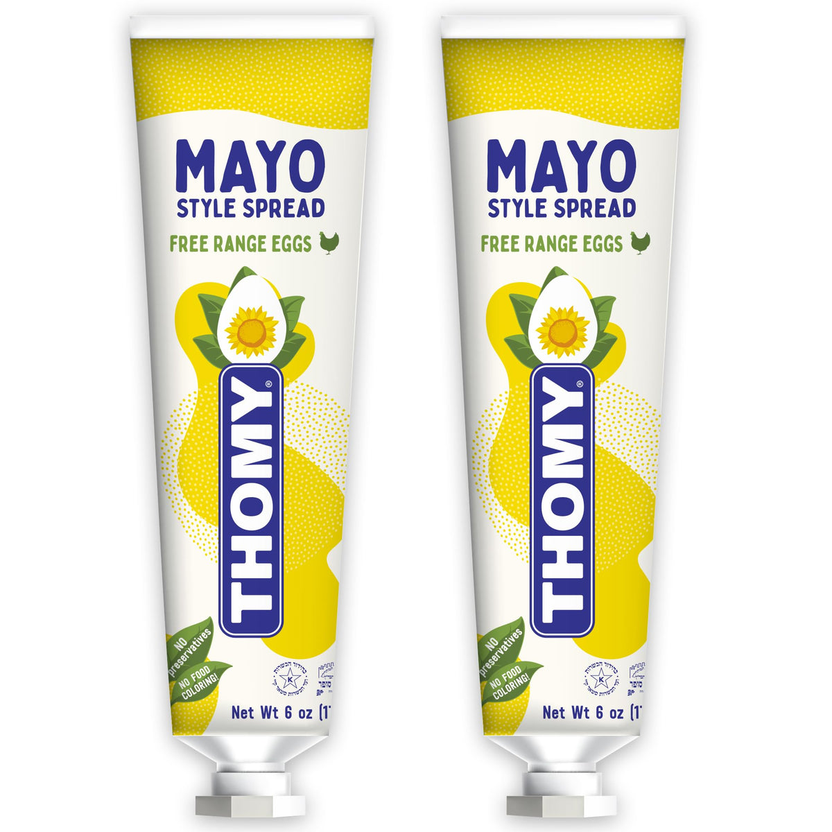 Osem Thomy front packaging showing two 6 oz tubes and brand clarity for portability