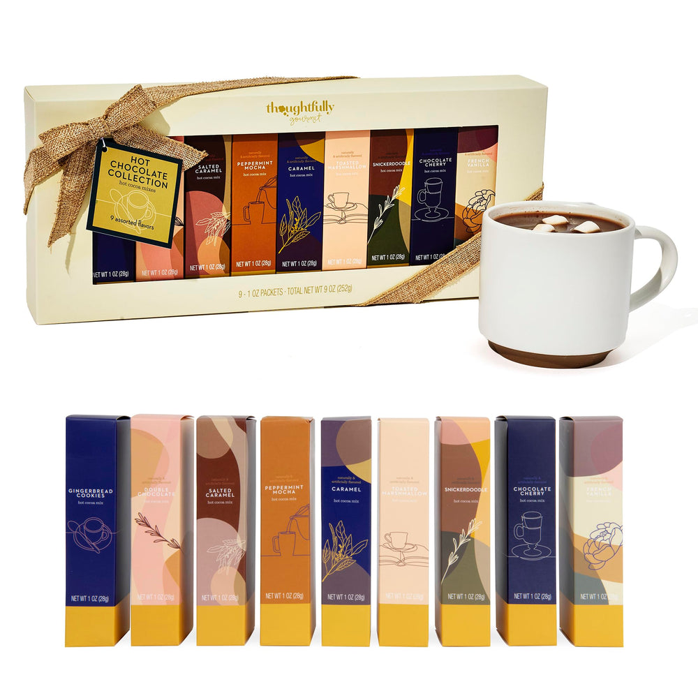 Thoughtfully gift box front view showing neat nine-mix presentation and easy gifting