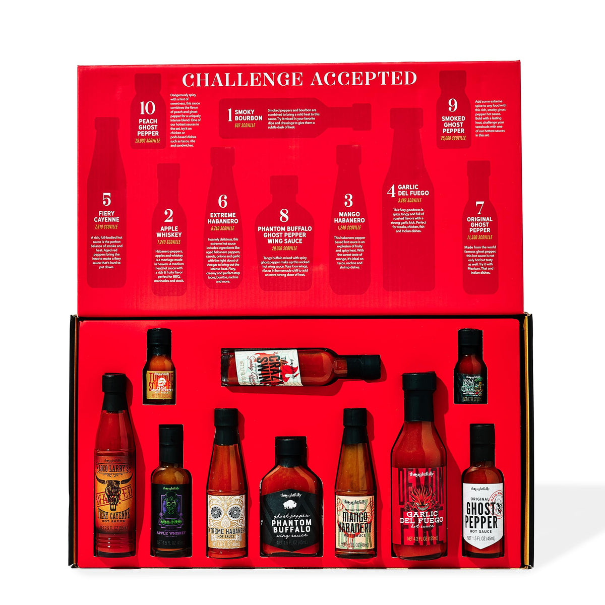 Thoughtfully front packaging showing full 10-bottle variety and gift-ready presentation