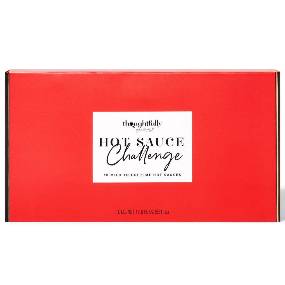Thoughtfully open gift box layout displaying bottles and organized tasting order