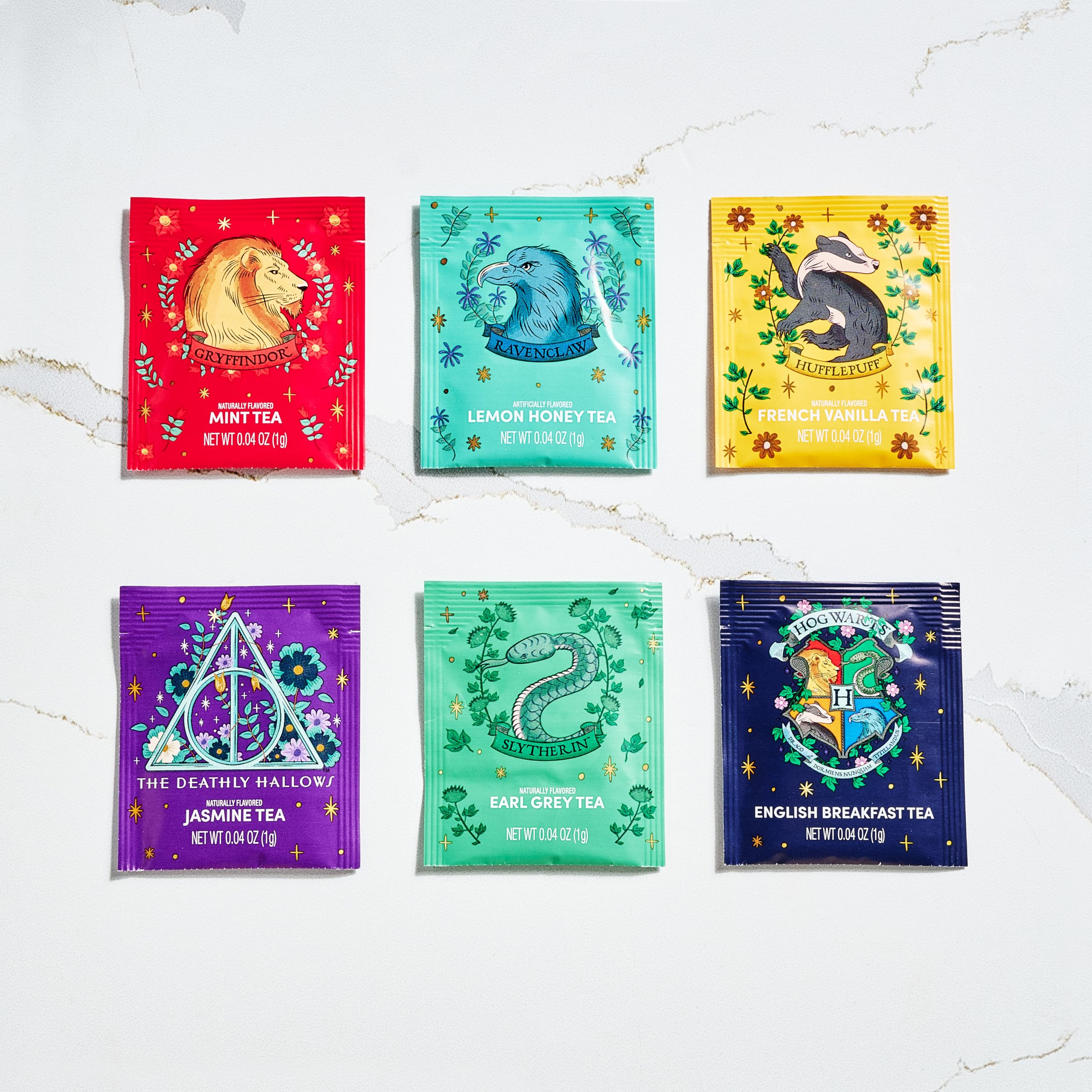 Thoughtfully HARRY POTTER lifestyle display on a table conveying gift-ready presentation