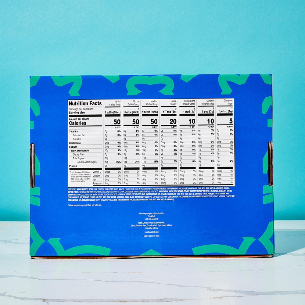 Thoughtfully clear product label and ingredients for shopper transparency