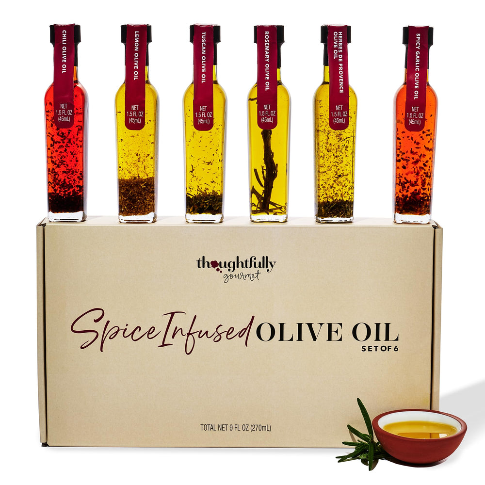 Thoughtfully front packaging showing the six-bottle Spanish collection and ready-to-gift appeal