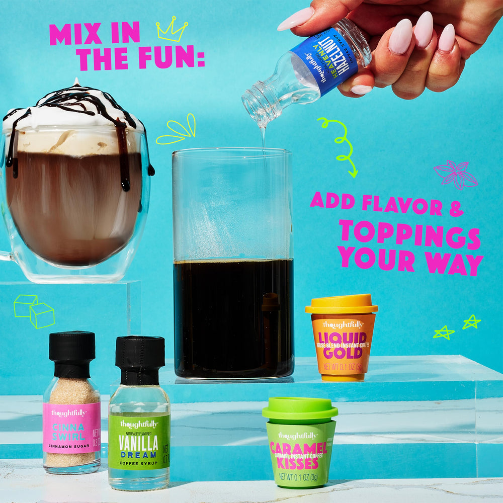 Thoughtfully prepared iced latte demonstrating quick café-style result