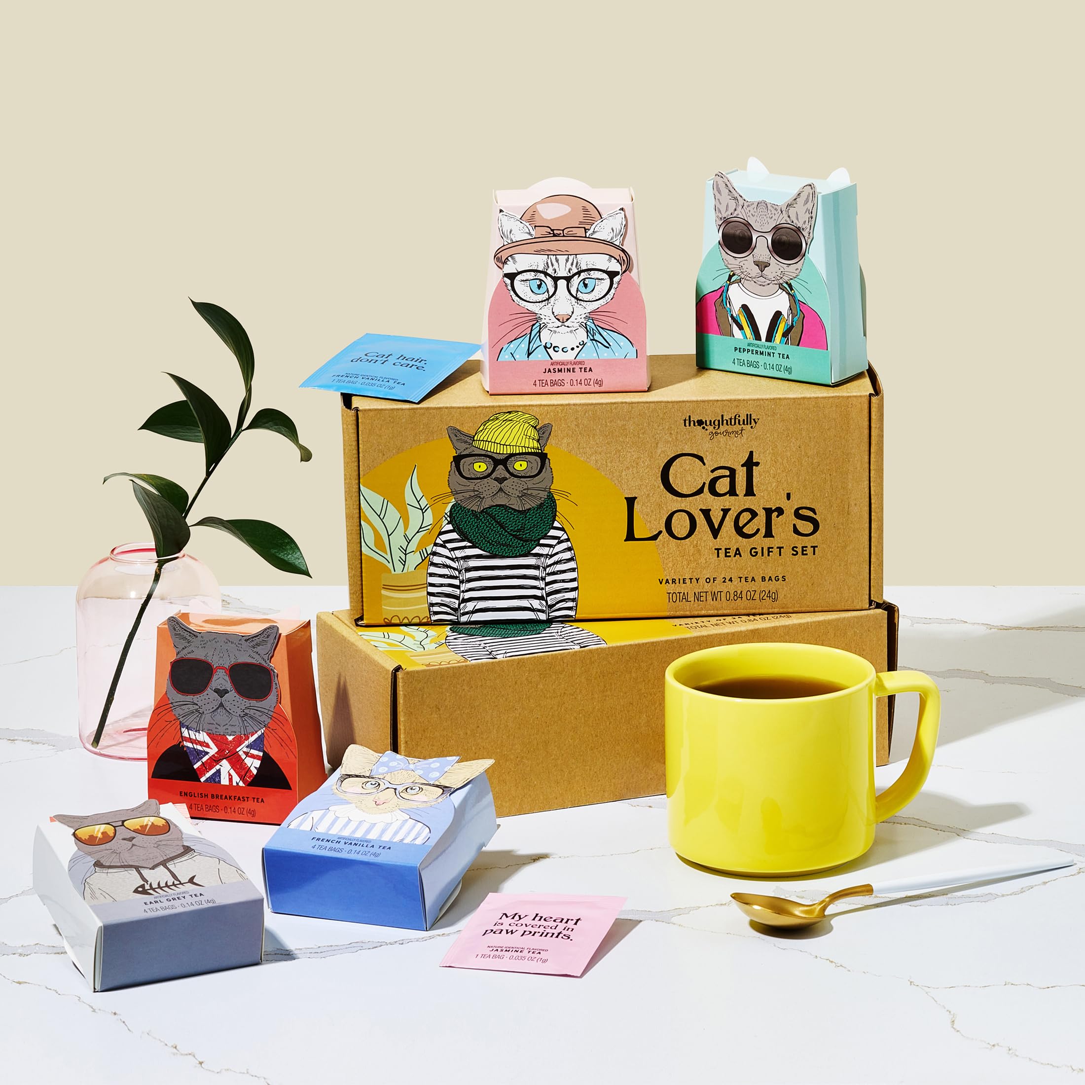 Thoughtfully steeping a cup of tea to show brew clarity and aroma appeal