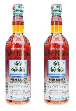 Three Crabs fish sauce front bottle showing label and pantry-ready convenience