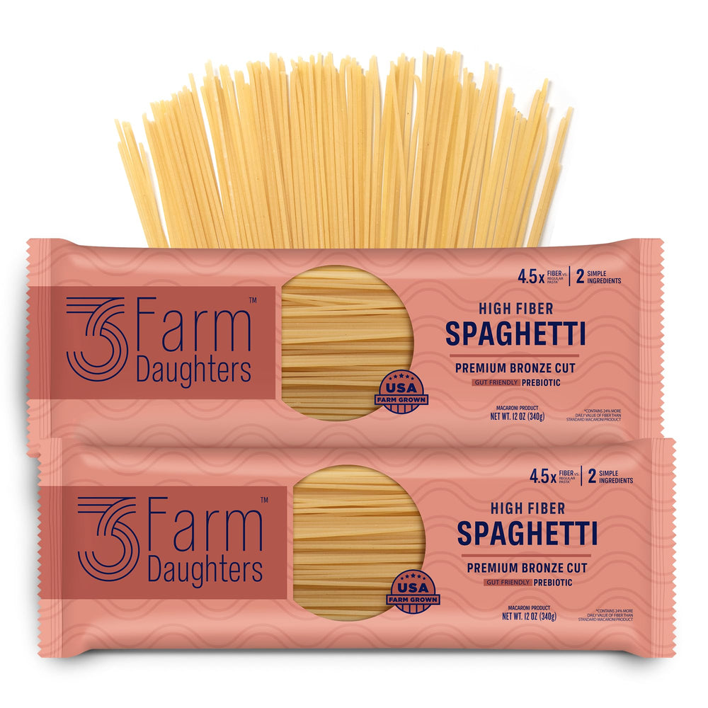 Three Farm Daughters front packaging showing product name and two-pack benefits
