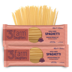 Three Farm Daughters front packaging showing product name and two-pack benefits