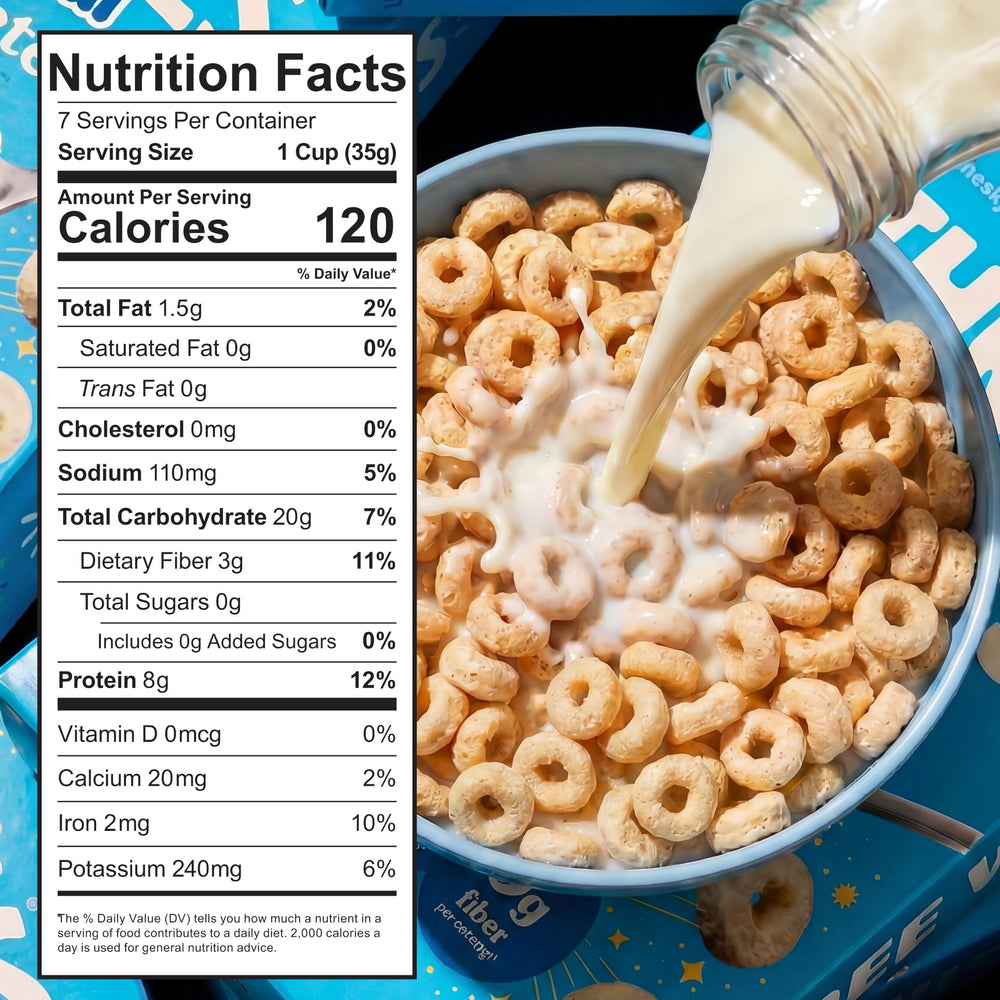 Three Wishes close-up of cereal clusters highlighting crisp texture