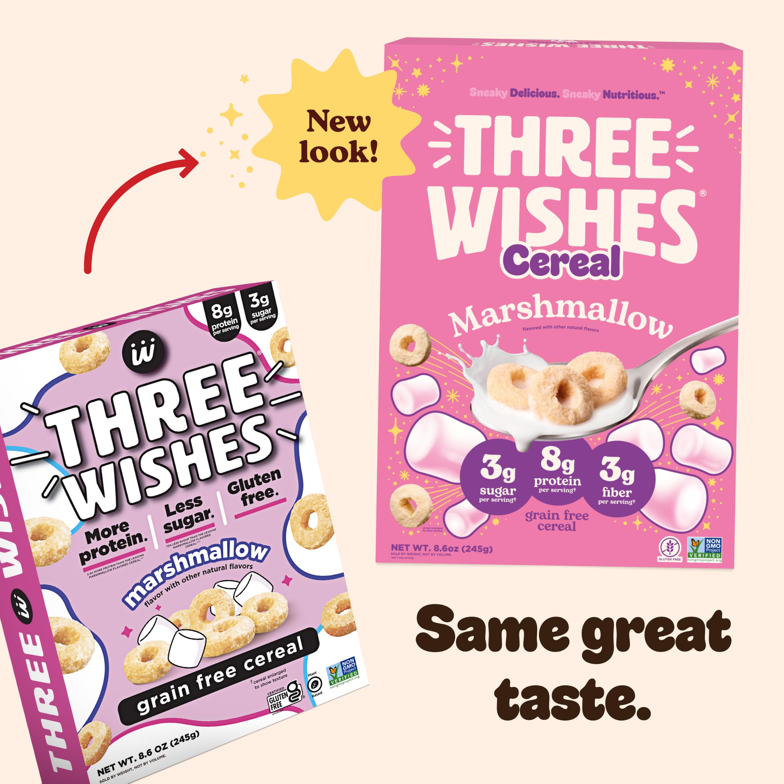 Family enjoying Three Wishes at breakfast showing kid-friendly taste and nutrition