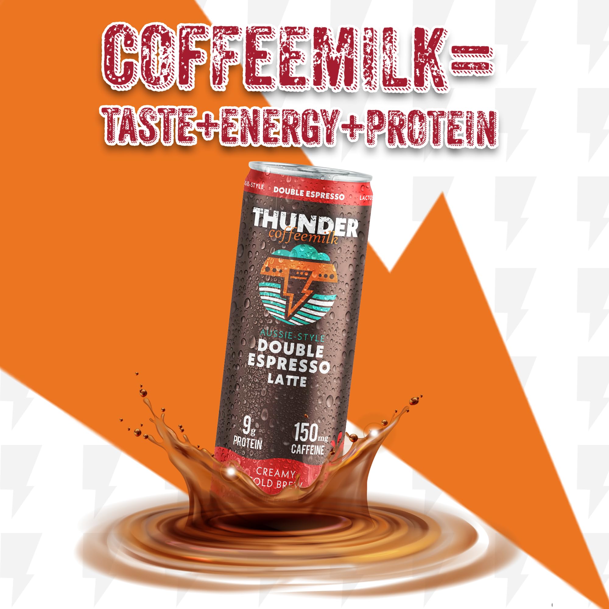 Thunder Coffeemilk close-up of creamy milk layer illustrating smooth texture benefit