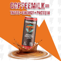 Thunder Coffeemilk close-up of creamy milk layer illustrating smooth texture benefit