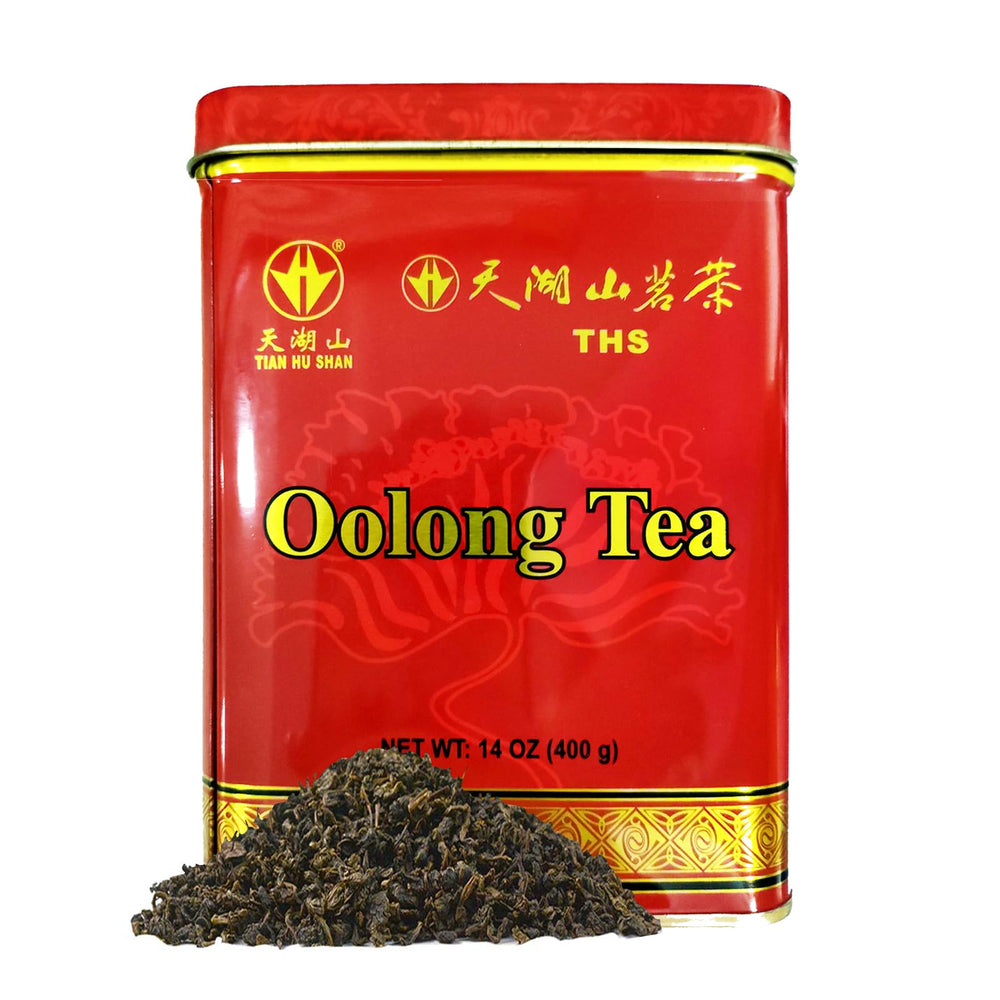 TIAN HU SHAN tin packaging front view showing premium protection and gift-ready design
