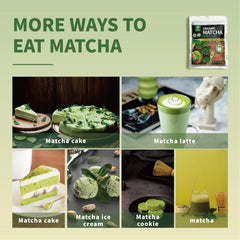 Tian Hu Shan matcha latte in cup demonstrating creamy froth and rich taste