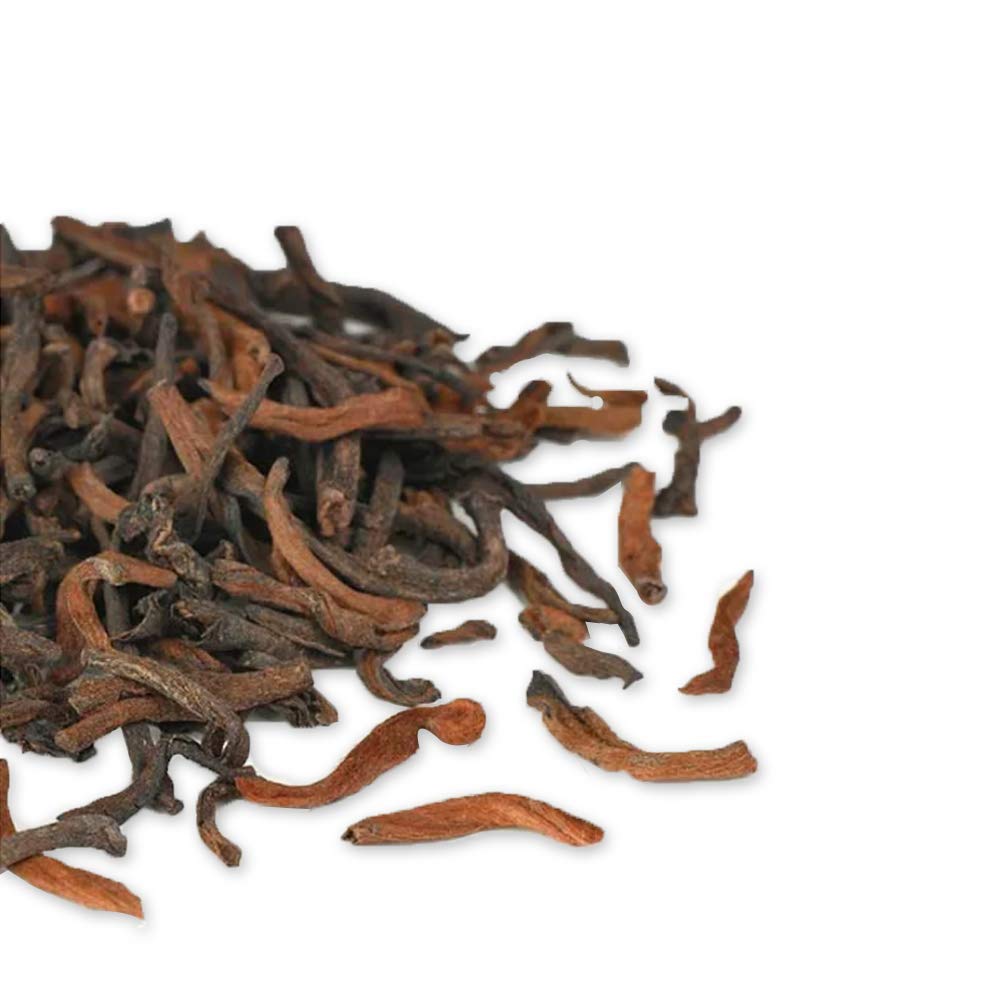 Tian Hu Shan scale comparison with 8 oz package showing portion clarity benefit